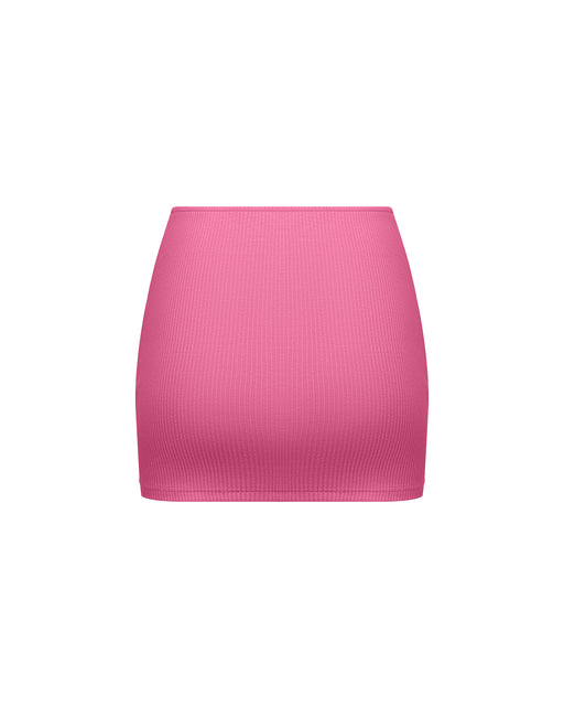 Ribbed Mid Rise Skirt