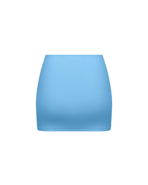 Ribbed Mid Rise Skirt