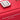 Red Leather w/ Silver Hardware